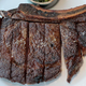 steak on plate